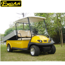 Ce approved prices electric utility vehicle,2 seater golf cart with alloy cargo box